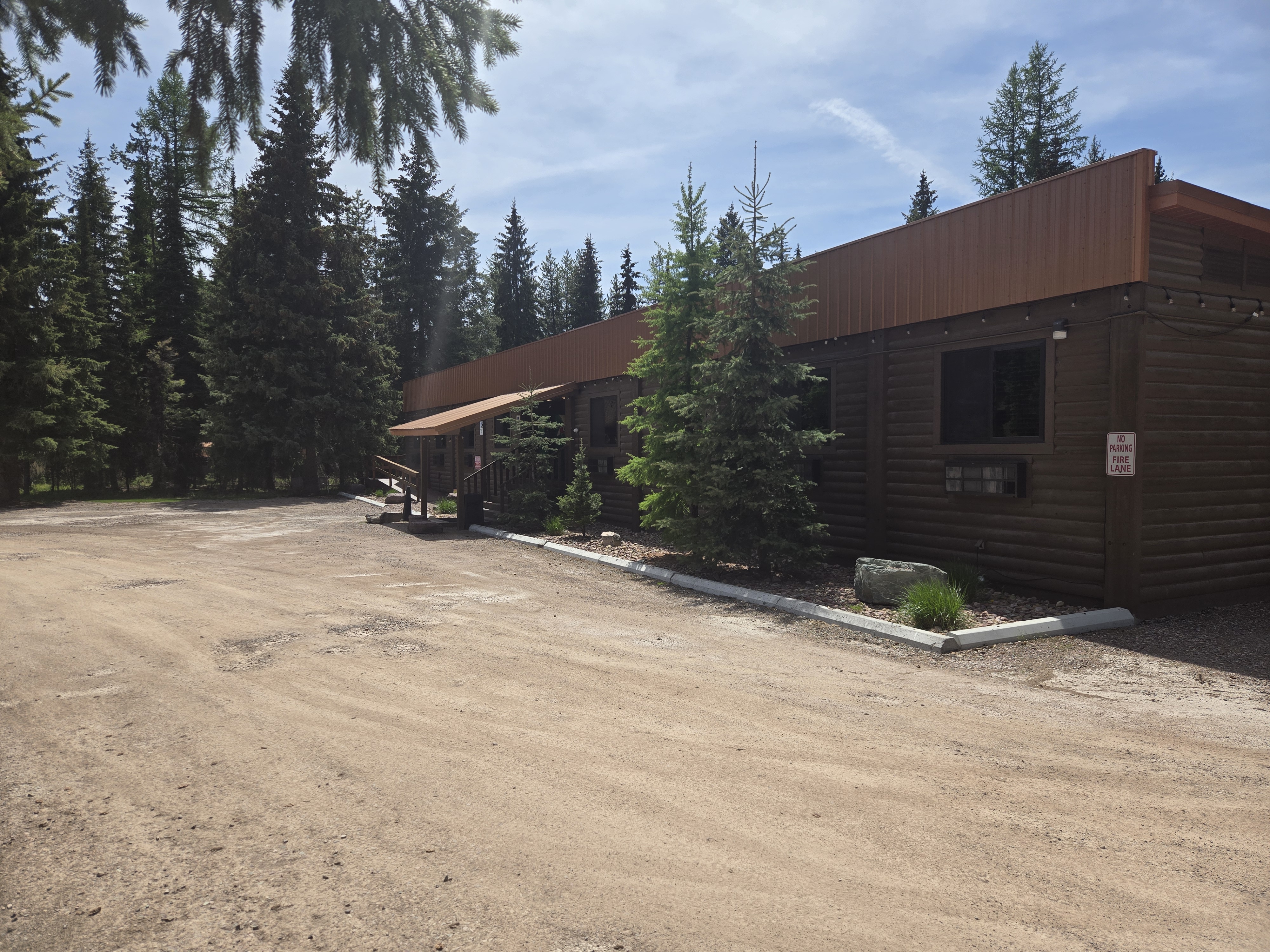 Hotel exterior at Basecamp in Seeley Lake Montana
